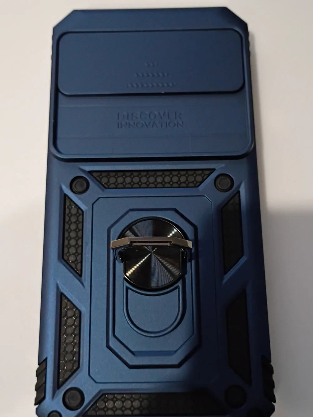 Blue Rugged Phone Case with Ring Kickstand + Screen Protector For Pixel 9 Pro XL
